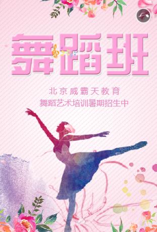 舞蹈班艺术培训教育招生