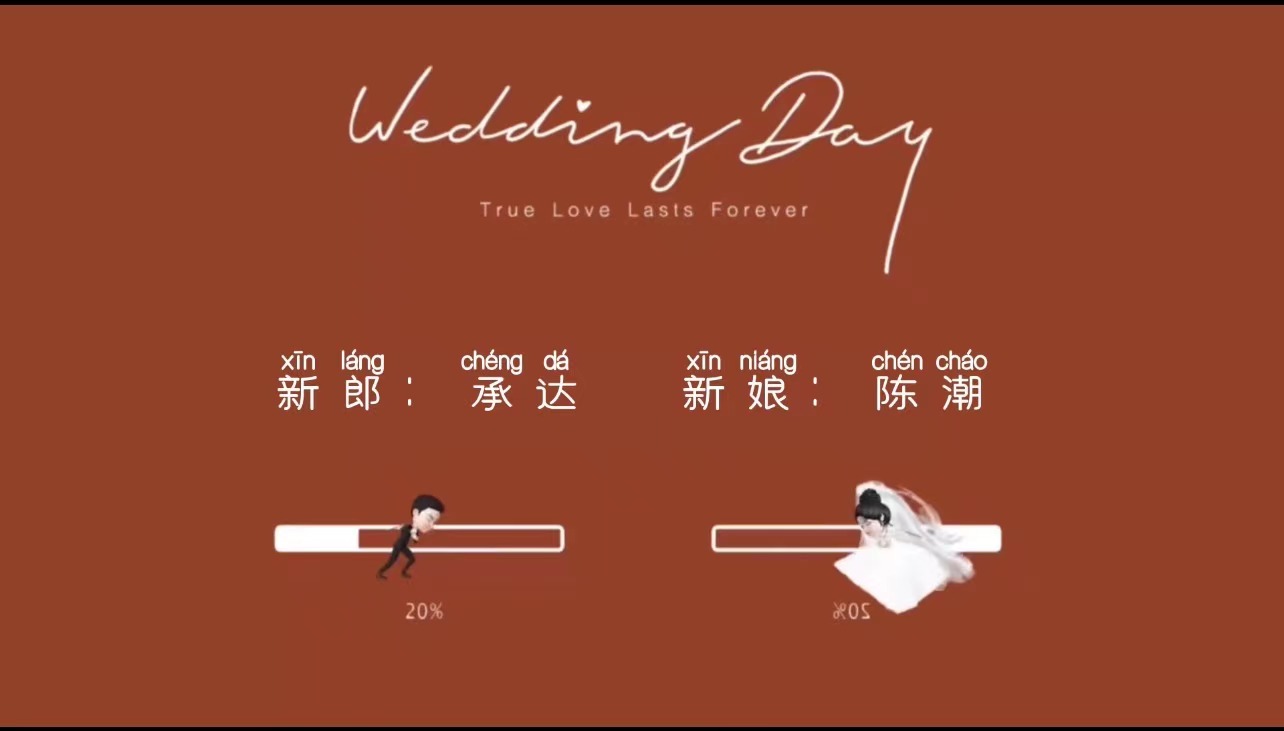 22（故事）崽崽（12张）婚礼开场视频