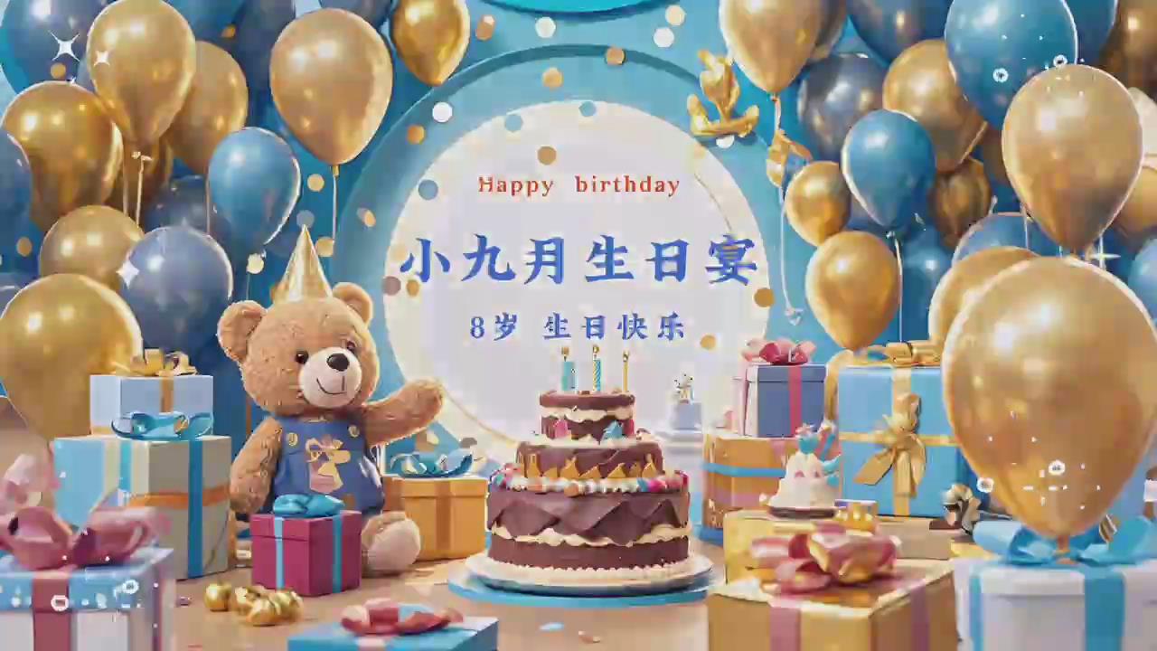 b74儿童生日相册
